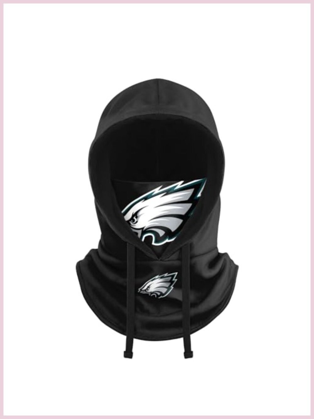 NFL Team Logo Drawstring Winter Cap Hooded Gaiter Balaclava Face Cover